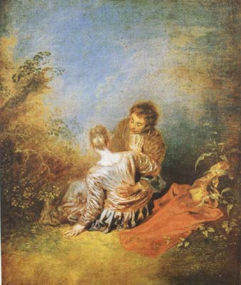 Jean-Antoine Watteau The Indiscretion (mk08)